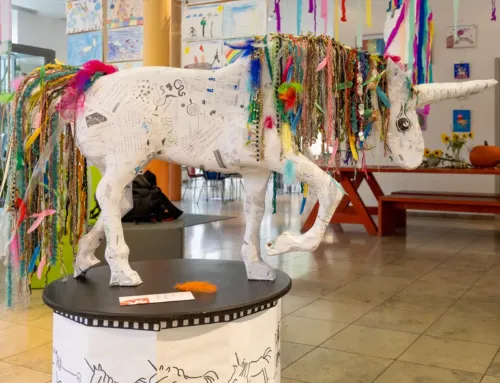 Pestalozzischule Herlikofen – Schüler erschaffen Einhorn