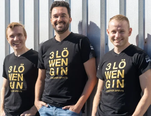 Wenn drei Löwen ins Glas steigen